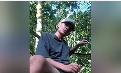 Jerking Off In The Park