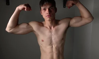 Handsome Solo Muscle Boy Flex Abs With Daniel Donovan