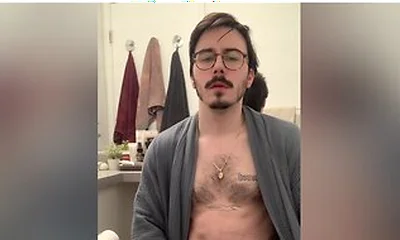 Bulging In My Robe And Jerking Off