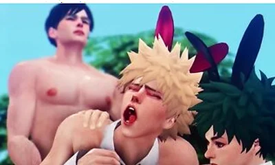 Car Toon - Heros Egg Hunt - Ida X Midoriya X Bakugo - My Hero Academia 3d Animation Parody