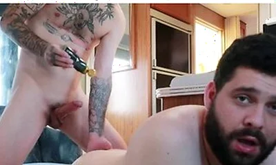 We Fucked In The The Rv Camper And The Park Ranger Knocked On The Door! Caught With Breed It Raw