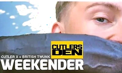Cutler X Destroys British Twunks Smooth Hole With His Big Uncut Juicy Cock
