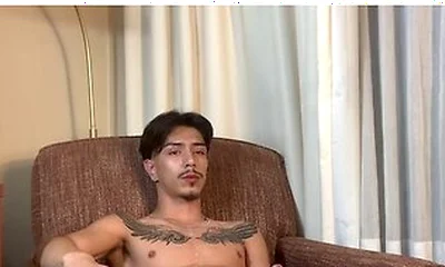 Skinny Latin Twink Jerks Off Cumshot