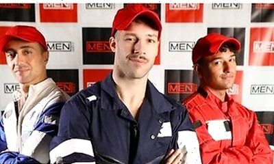 Arno Antino Joins Kenzo Alvarez And Liam Alyesto For A Full-throttle Anal Threesome