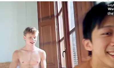 Hung College Twink Fucks Asian Jock Hole With Tyler Wu