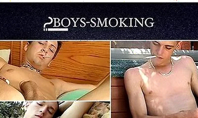 Pilation Of Skinny Twinks Hitting Cigars While Stroking Their Meat