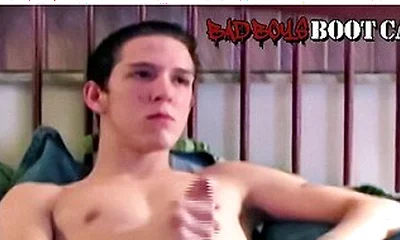 Twink Gavin Stone Pleasures His Big Cock In An Intense Solo Wanking