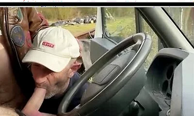 My Truck, Two Cock-hungry Sluts Enjoy My Big Thick Cock At A Rest Stop