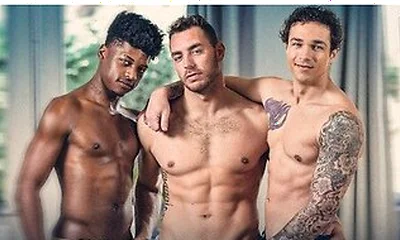 Ty Santana And Jayden Marcos - Straight Jocks Edge Together In Circle Jerk