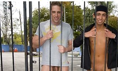 Twink Nathaniel Andrews Gets Freaky In Public And Rides Micah Matthewss Cock Like Crazy