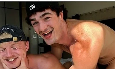 American Jock Breeds British Twink With A Fat Ass