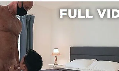 Quarantine Fuck (full Video) - 64 Tall Masked Muscle Stepdaddy Fucks His 52 Asian Pussy Boy