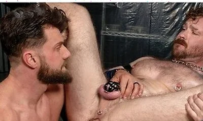 Hairy Bottom Jayson Parker Bound & Stuffed By Jock Heath Halos