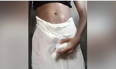 I Wear Wet Underskirt And Maturation Orgasm And Dancing In A Public Toilet