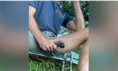 Risky Roadside Wank - Shooting Cum