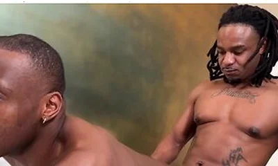 He Slides In His Massive Cock