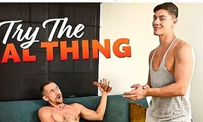 Stepuncle Gets Caught Naked With Dildo So I Fucked Him Hard