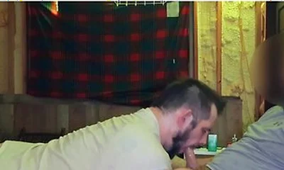 Straight Buddy Pumps His Bwc Down My Throat Until He Fills It With His Hot Cum