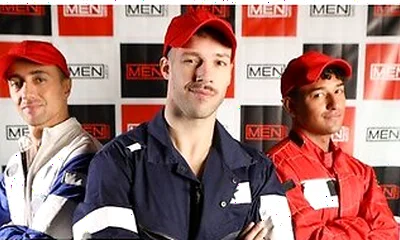 Kenzo Alvarez, Liam Alyesto And Arno Antino Race To A Steamy Anal Threesome After The Podium