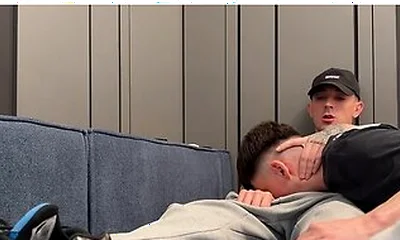 Bottom Sniffs Sweaty Socks And Gets A Creampie