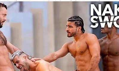 Bbc Rhyheim Shabazz Barebacks Allen King Asshole In Wild Foursome