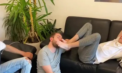 Two Twinks Feet Licked