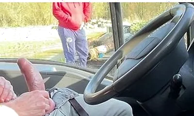 Daytime Truck Stop Meeting Inside My Truck With A Curious Encounter