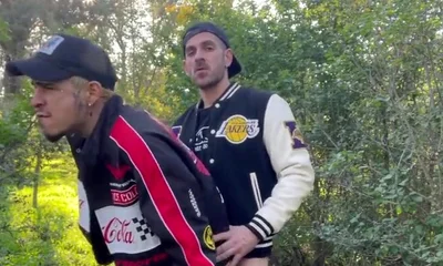 Latino boys fucking in the forest