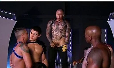 Muscular Asian Damian Dragon In Wild Orgy Session