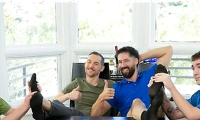 Broke Twinks Jacob King And Texas Twink Bet Everything In A Poker Game With Their Stepdads
