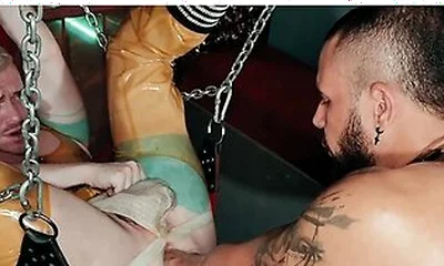 Thiago Boss Shoves His Arm Inside Sloppy Hole
