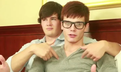 Twink Cock Riding Action With Anal Fun After Cock Sucking - Bryce Christiansen And Calvin Michaels