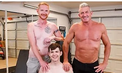 Cute Twink Stepson Dakota Lovell Takes Stepgrandpa And Stepdads Cocks At The Same Time