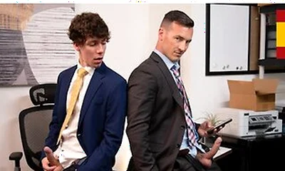 Derek Kage Fucks Coworker Cristiano After Caught Jerking Off - Spanish Subtitles
