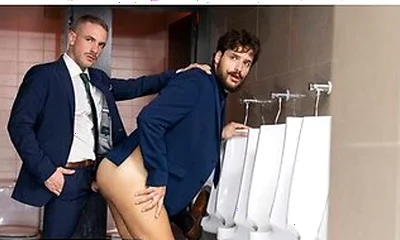 Samuel Hodecker Gets Fucked By Apolo Adrii In The Bathroom And Gets Covered In Cum